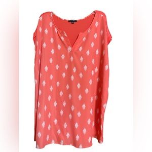 Papermoon XXL Coral Sleeveless Top